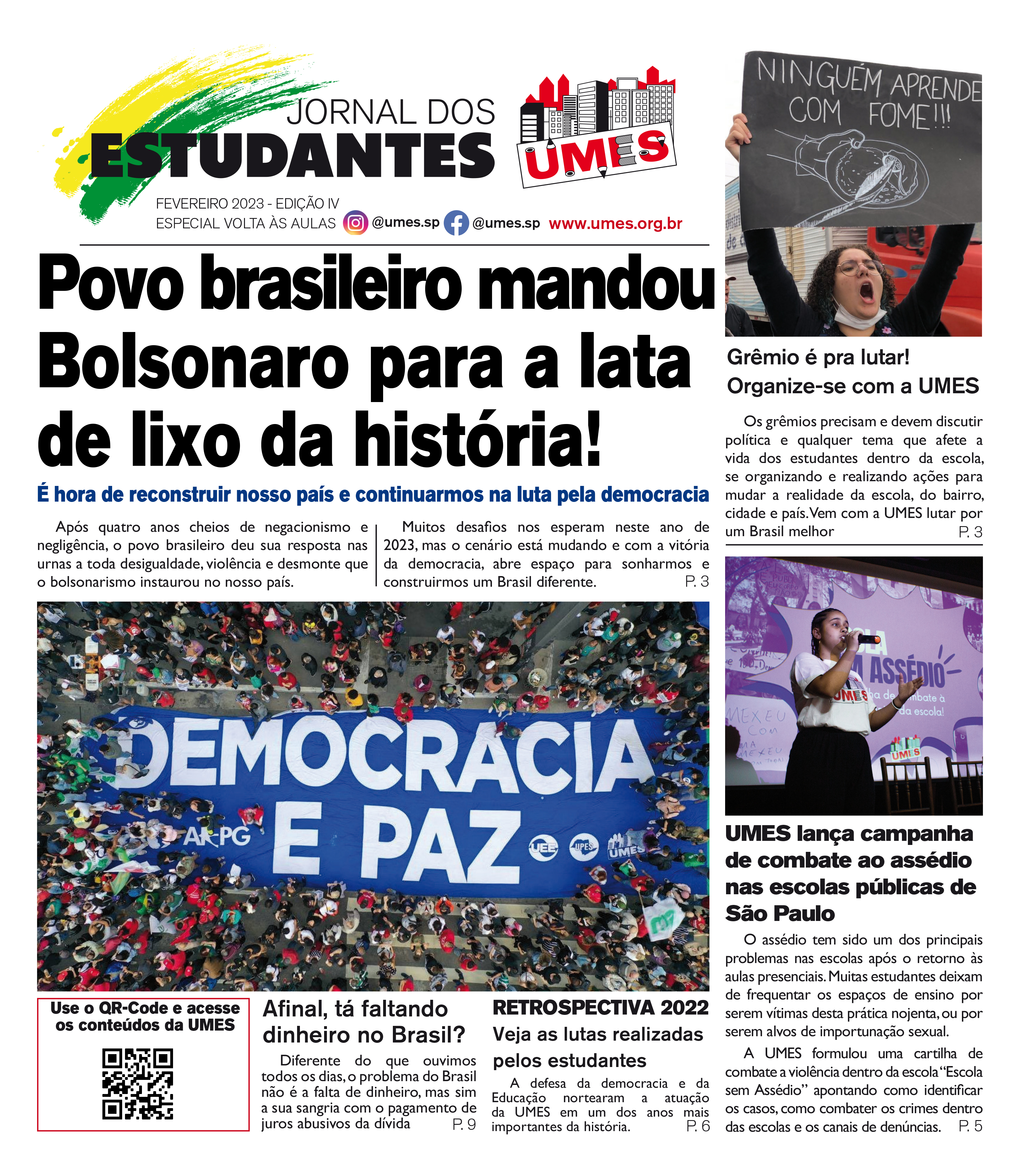 Jornal Estudantes FEVEREIRO capa